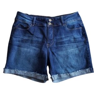 WannaBetterShape YMI Jean Shorts Dark Blue Size 13